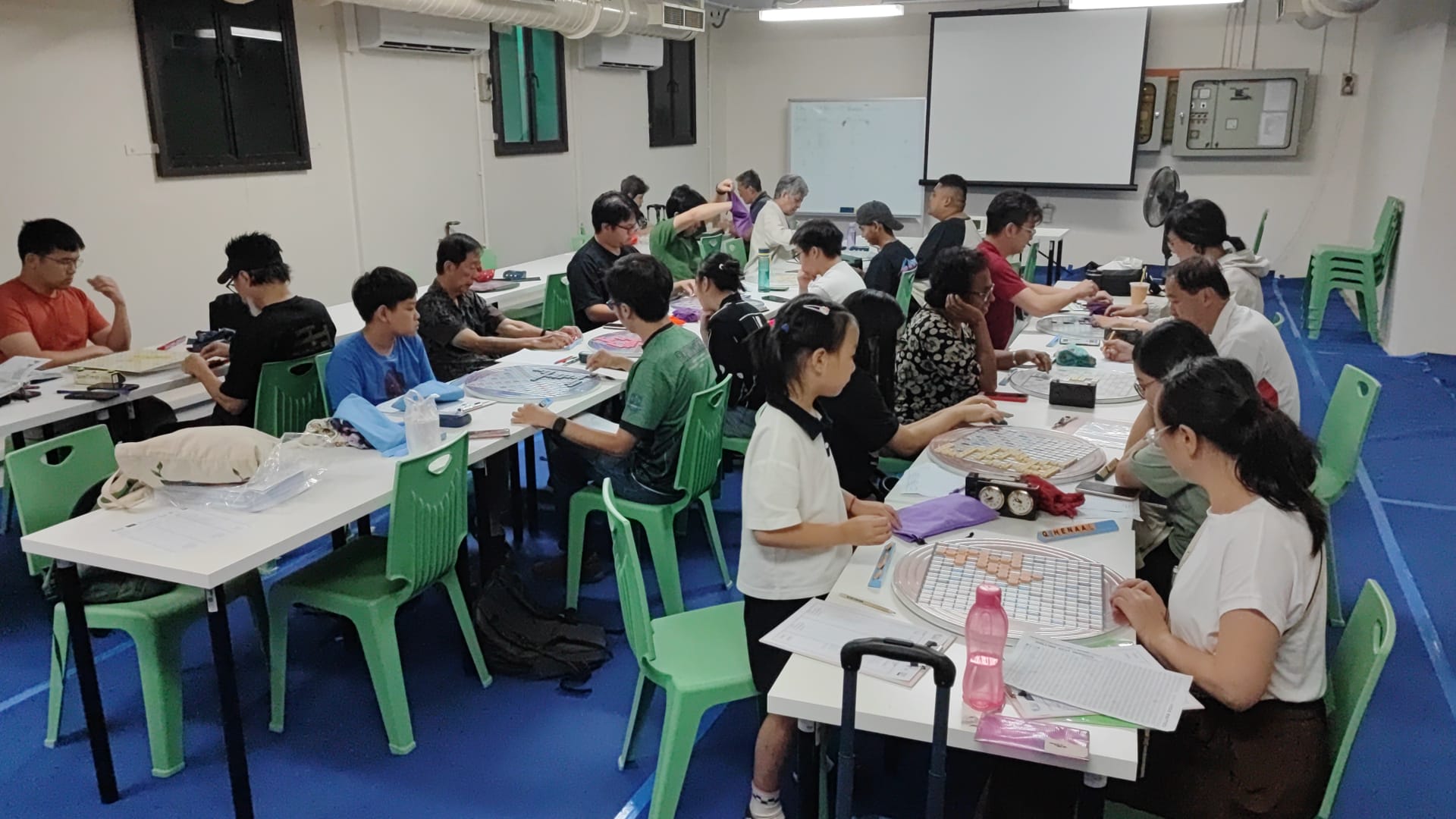 Scrabble at the Bunker AMK CC